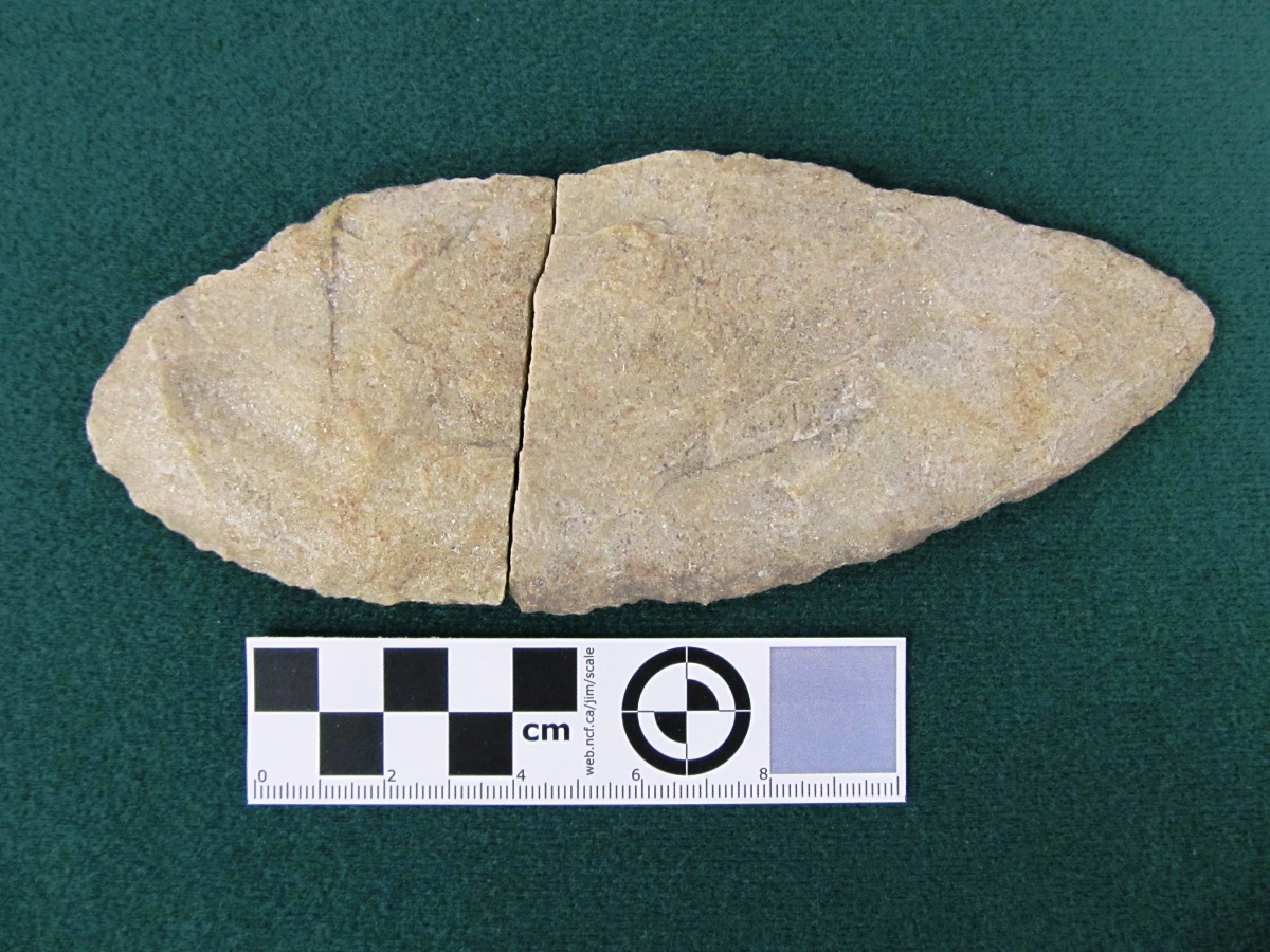 Biface from Slave Lake