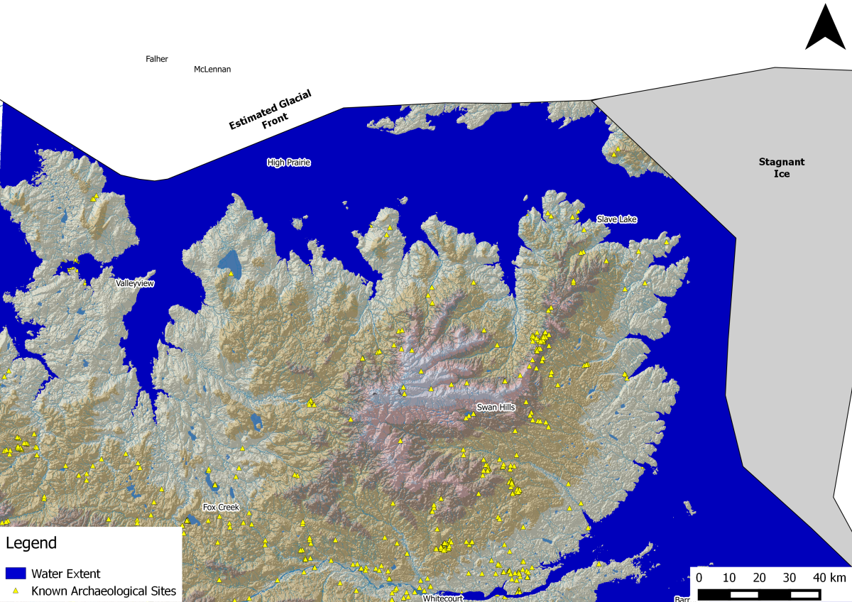 Relict Shoreline Identification using Lidar in the Lesser Slave Lake Region